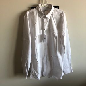 2/$50 Moschino white dress shirt men